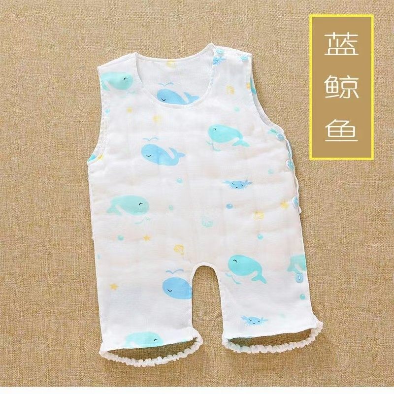儿童睡觉纯棉花护肚子防受凉春秋夏季空调房护肚子神器纱布面料