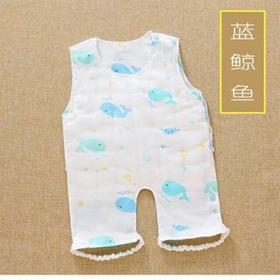 儿童睡觉纯棉花护肚子防受凉春秋夏季空调房护肚子神器纱布面料