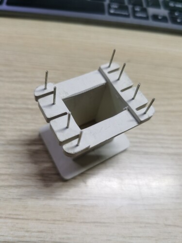 EE55C骨架立式4+4塑料 磁芯需要另外购买