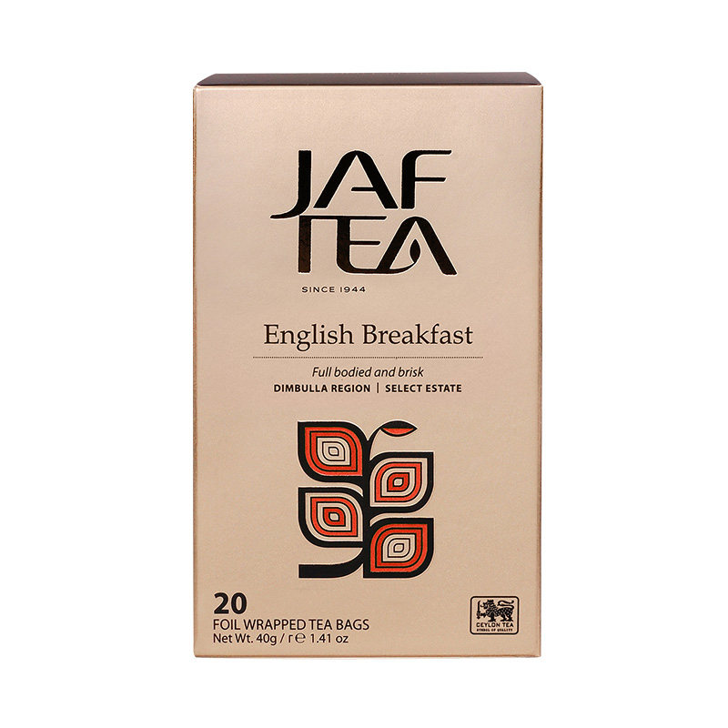 JAF TEA佳福茶斯里兰卡进口英式早餐茶伯爵茶锡兰红茶独立袋泡茶
