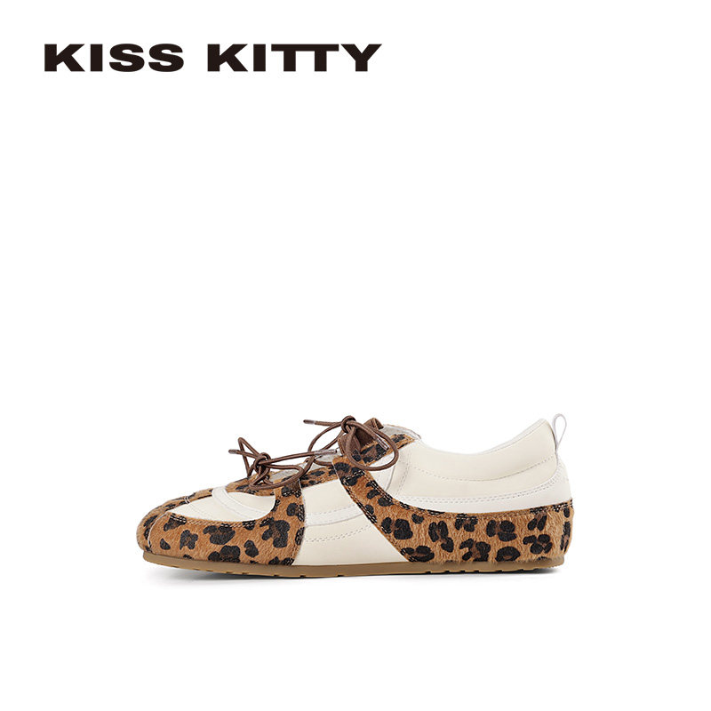 KISSKITTY运动玛丽珍鞋女2026春季新款芭蕾舞平底鞋休闲软底女鞋,女鞋,玛丽珍鞋,淘宝优惠券,粉丝福利购,淘宝优惠卷