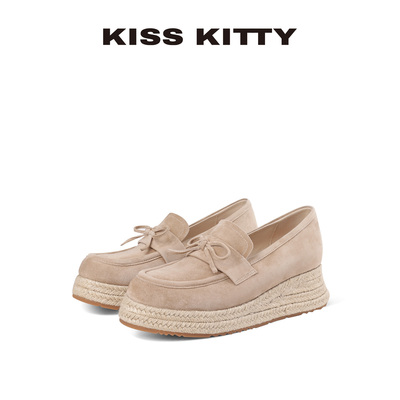 KISSKITTY新款马赛夏天渔夫鞋