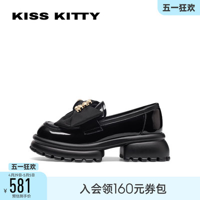 KISSKITTY蝴蝶结乐福鞋