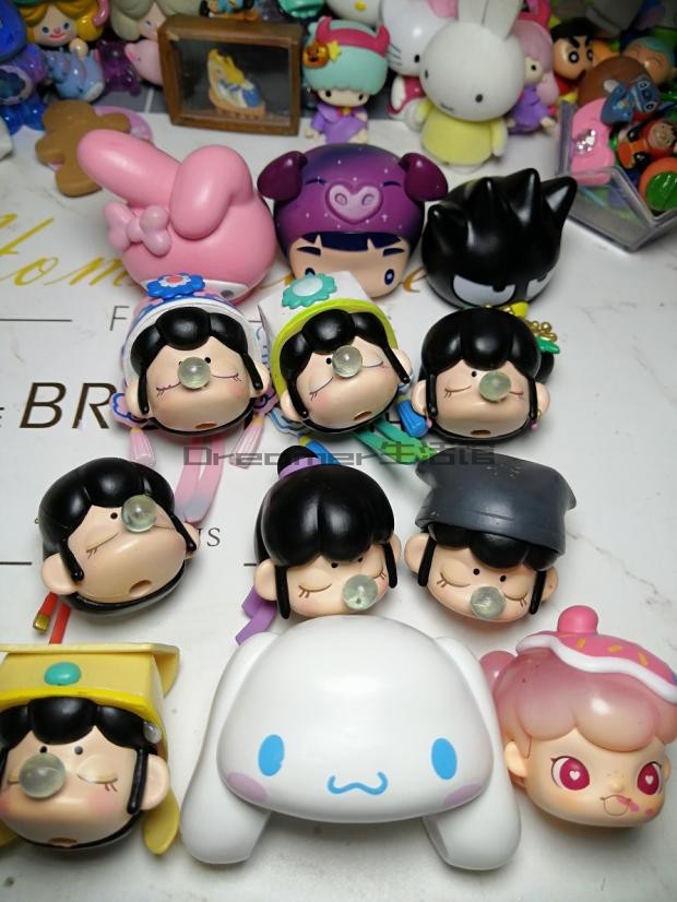 【Dreamer】正版散货盲盒公仔头部玉桂狗酷企鹅美乐蒂梁山伯