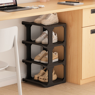 家用简易鞋 柜新款 子收纳架 架桌下多层入户门口窄小型鞋 学生宿舍鞋