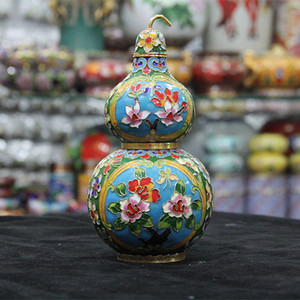 包邮景泰蓝掐丝珐琅工艺葫芦聚宝聚财宝葫芦高档摆设活佛济公葫芦