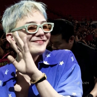 GD权志龙同款墨镜女韩版复古方形痞帅小框撞色防晒太阳眼镜潮个性