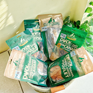 Meatyway爵宴无添加鸭肉干红薯卷宠物狗狗零食鸭肉甘薯鸡肉干磨牙