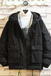 白墙大货25冬工装棉衣男大码连帽棉服XZ311A-my916-p115图片