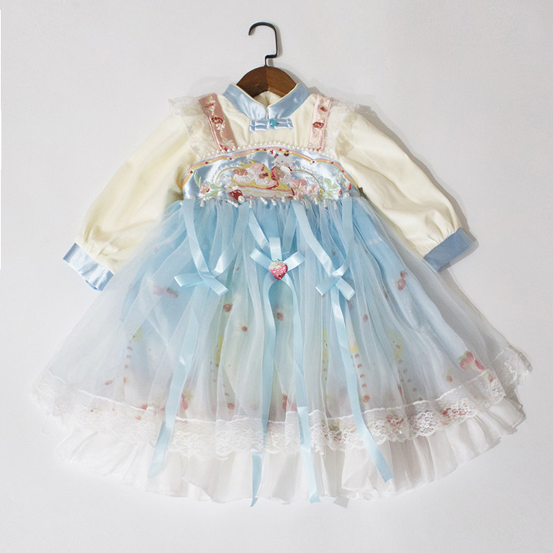 清货佐米菲/花间词新中式节日礼物冬女童加绒连衣裙汉服演出服,童装/婴儿装/亲子装,汉服,淘宝优惠券,粉丝福利购,淘宝优惠卷