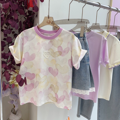 粉丝福利夏季女童短袖t恤索罗娜