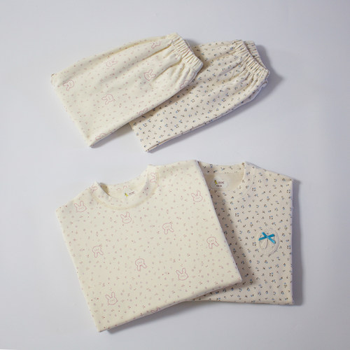 春秋冬女童家居服睡衣套装秋衣裤