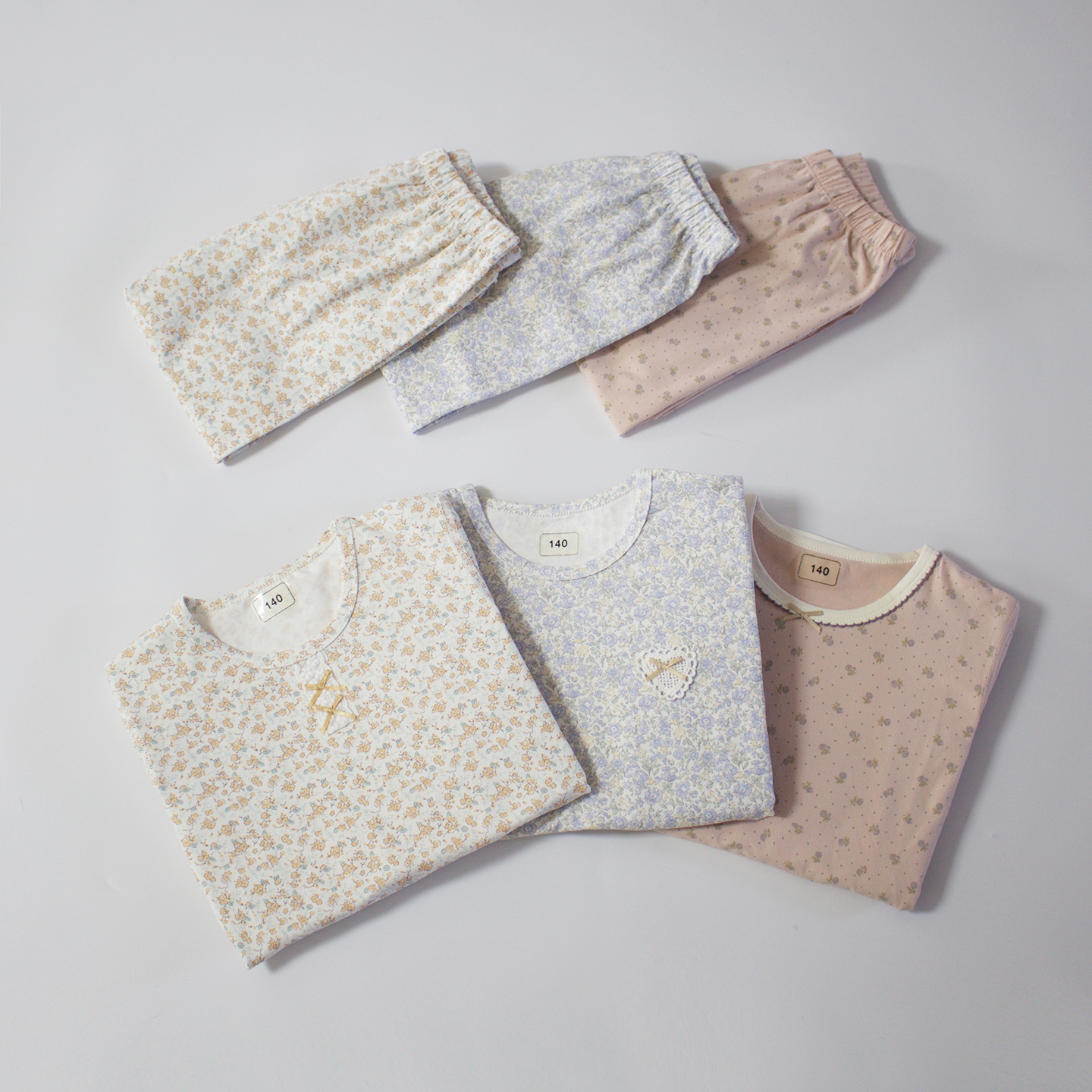 春秋冬女童家居服套装睡衣秋衣裤