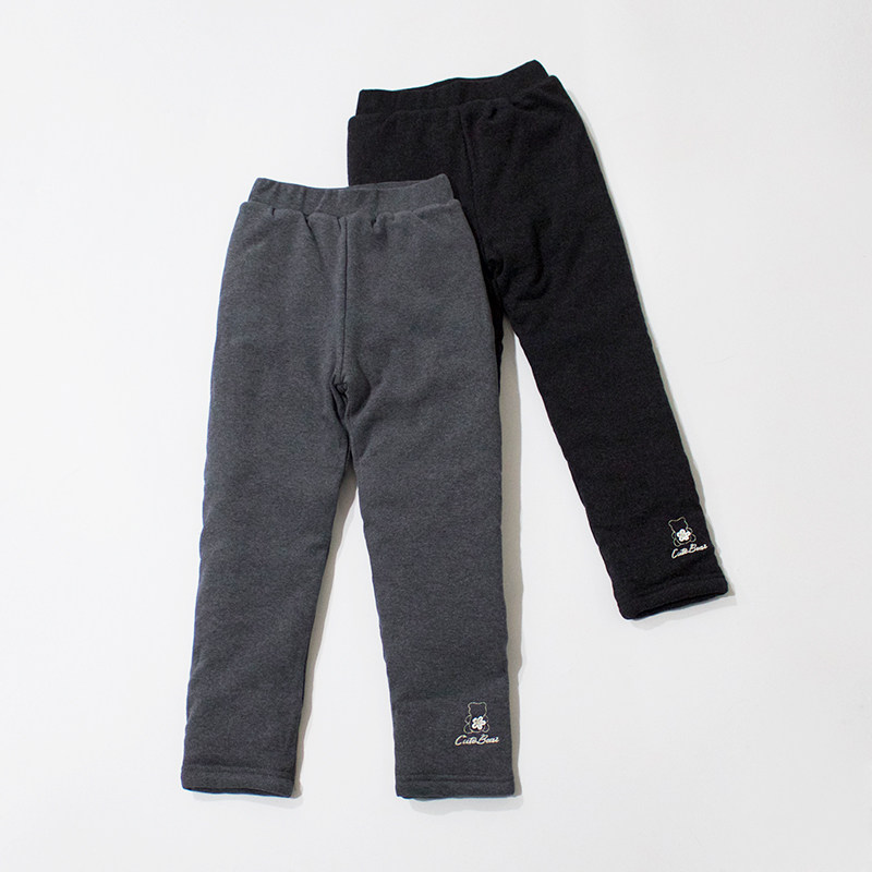 桔子优优花朵熊冬110-150码女童打底裤夹丝棉绵阳绒内里保暖柔软,童装/婴儿装/亲子装,裤子,淘宝优惠券,粉丝福利购,淘宝优惠卷