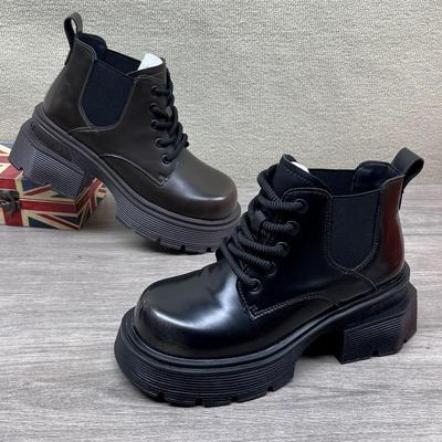撤柜2024冬季新款加绒保暖马丁靴