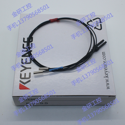 KEYENCE/基恩士全新FU-55高精度对射型光纤传感器 保质两年