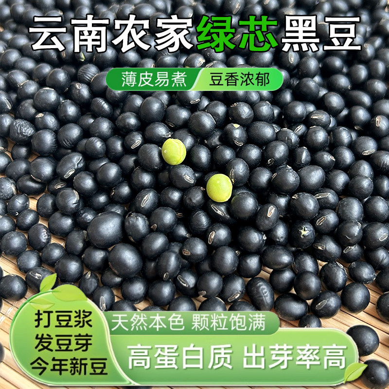 绿芯黑豆黄绿黑豆绿豆黄豆五谷杂粮打豆浆专用豆新鲜营养早餐尝鲜