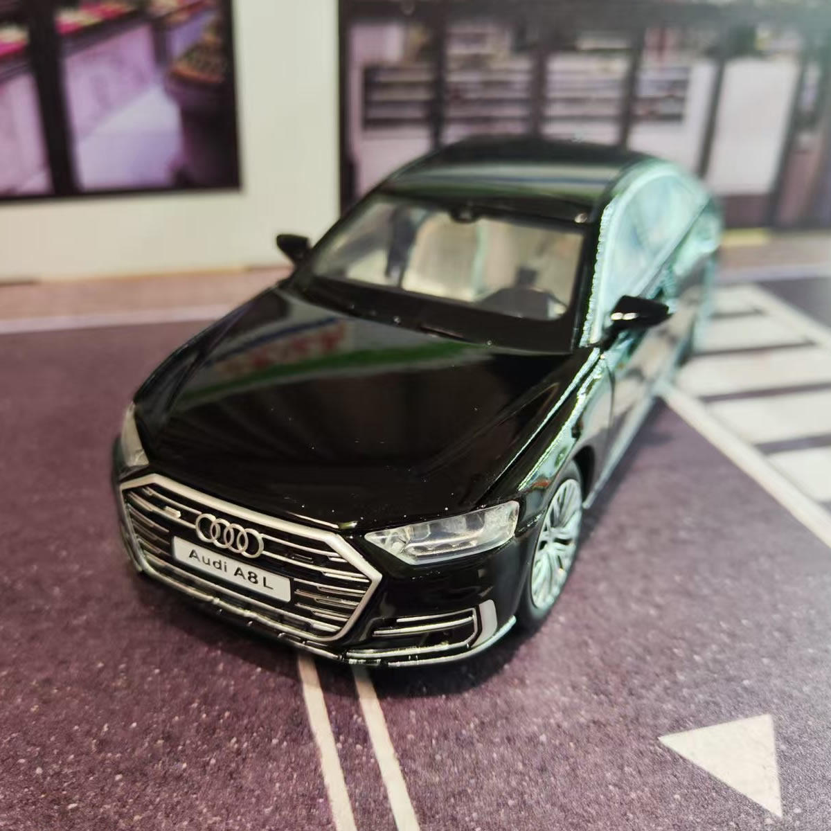 JKM奥迪A8L声光合金汽车模型132
