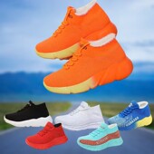 加绒曳步舞鞋 跑步健身运动鞋 女软底棉鞋 冬季 男舞蹈鞋 新款 健身操鞋