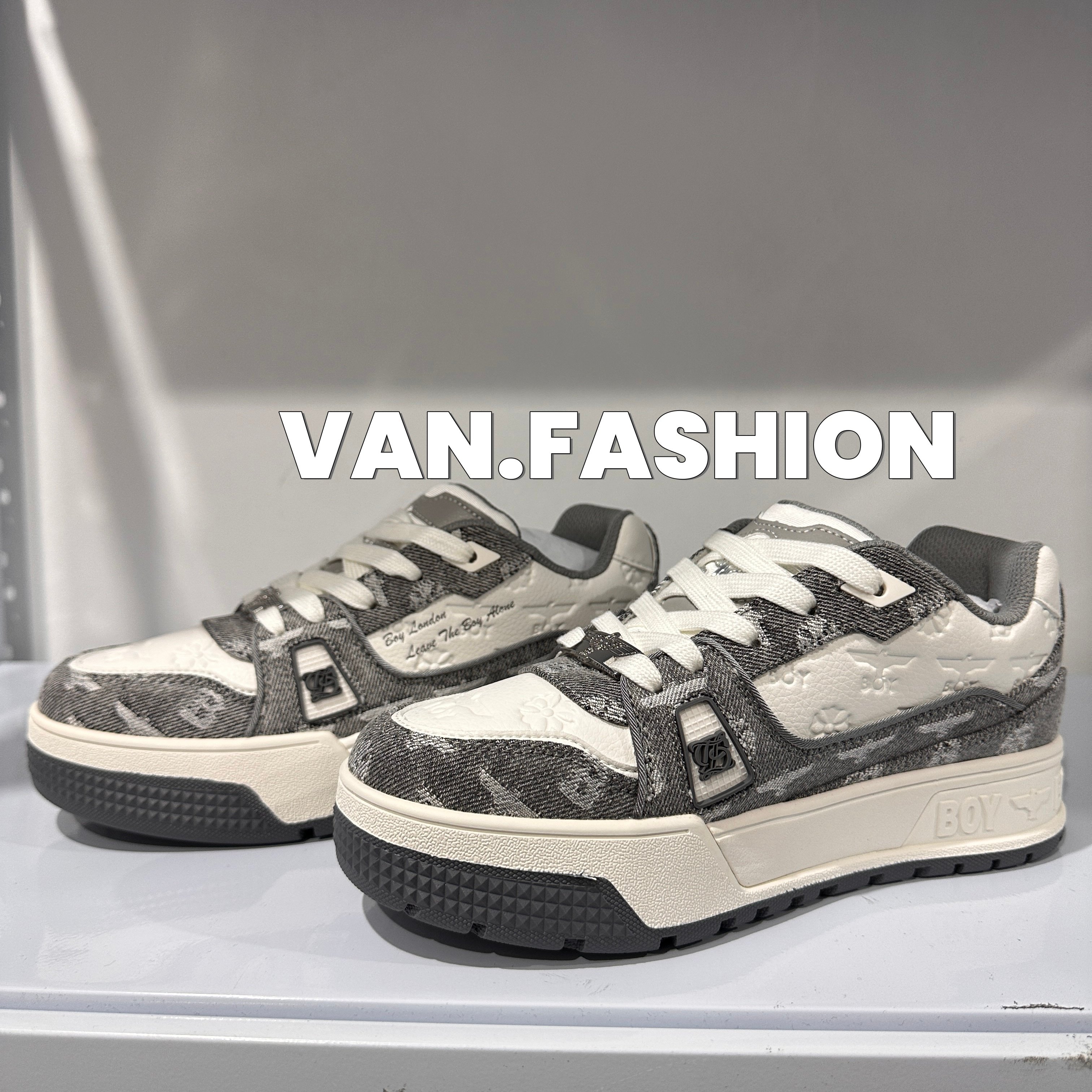 BOYLONDON正品26春牛仔布休闲板鞋B261N7901003/B261N7901002 599