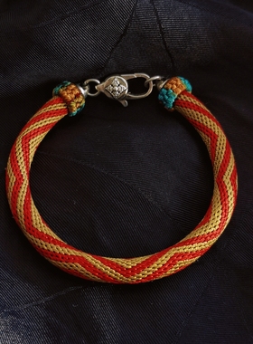 《经幡》 加固手工九眼不灭手环手绳 桑蚕丝多色定制