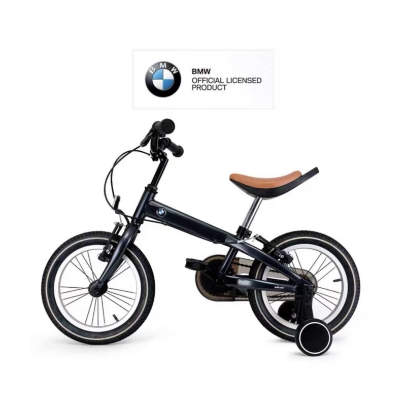 BMW原厂正品儿童自行车女孩单车男孩脚踏车带辅助轮山地车 礼物