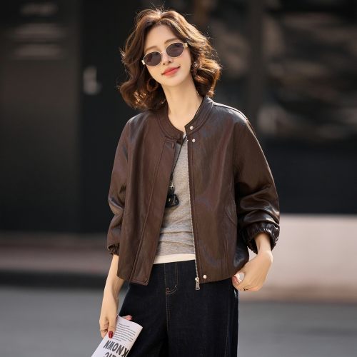 皮衣外套女短款2026年春季新款