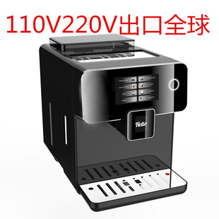 110V220V全自动一体豆粉两用打奶泡家用商用出口意美式 办公咖啡机