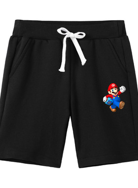 超级玛丽super Mario马里奥童裤男童女童夏季五分裤宝宝儿童中裤