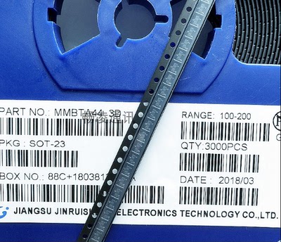 贴片三极管 MMBTA44 丝印3D SOT-23 NPN晶体管