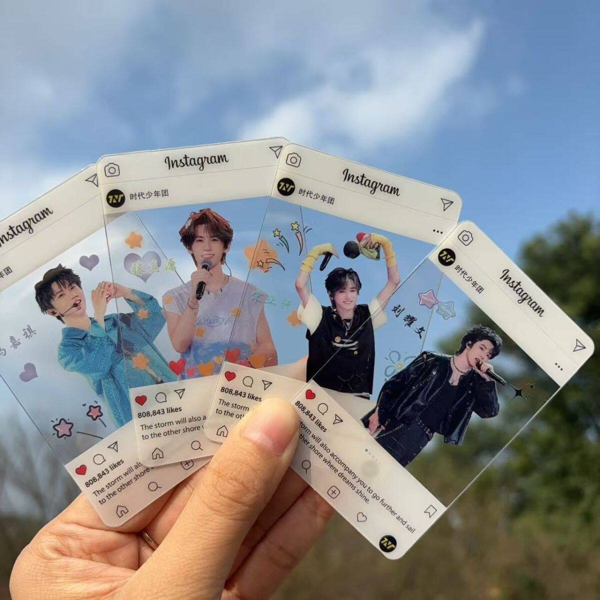 新款时代少年团透卡刘耀