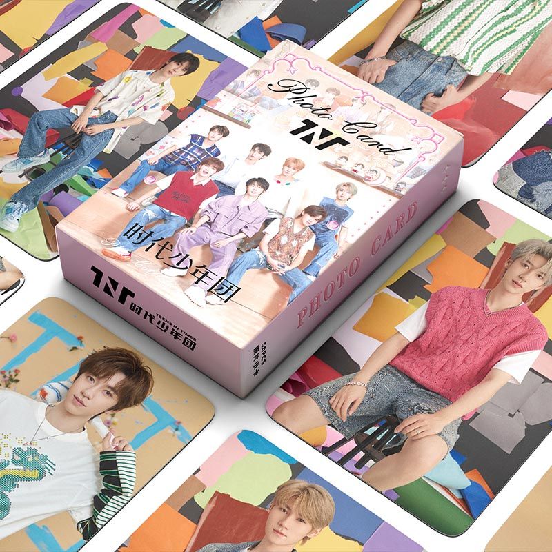 新款时代少年团镭射小卡5