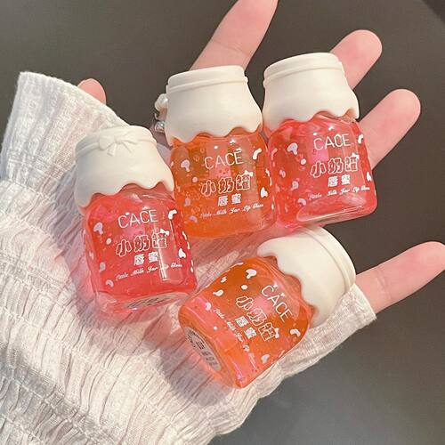 CACE小奶罐果味唇蜜滋润保湿淡化唇纹唇部护理百搭口红平价