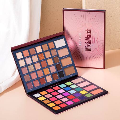 beauty glazed 68色眼影修容高光腮红一体盘舞台妆多功能大地色