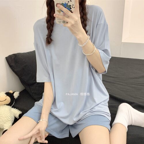 卡仙米女莫代尔棉可外穿家居服