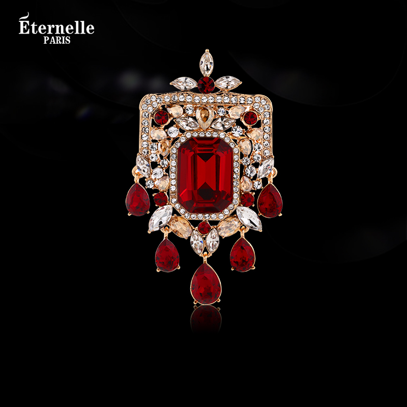 Eternelle复古宫廷风高档女胸针
