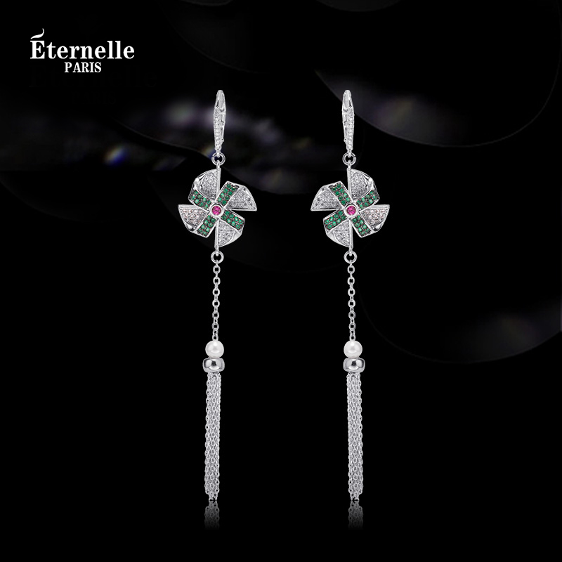 法国eternelle时尚ins流苏耳环