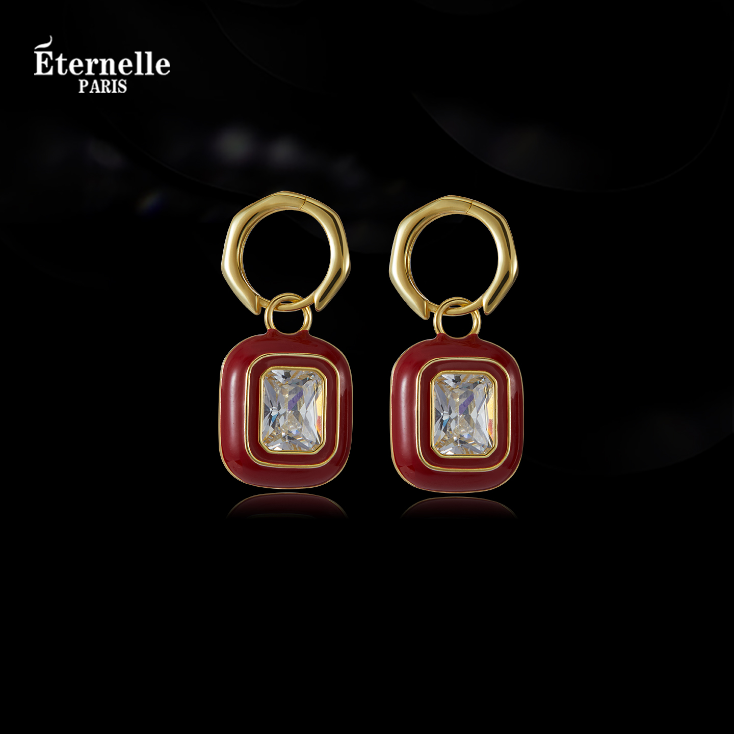 Eternelle鎏时几何轻奢耳钉