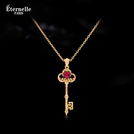 Eternelle法国永恒美梦之匙毛衣链大气高档长款项链秋冬吊坠配饰