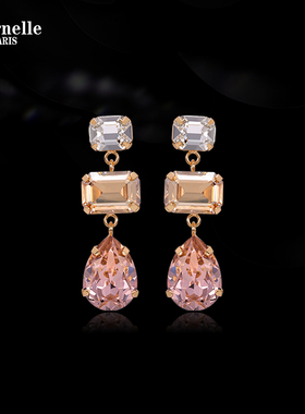 Eternelle法国永恒宫廷复古风耳饰女轻奢高级感设计气质流苏耳环