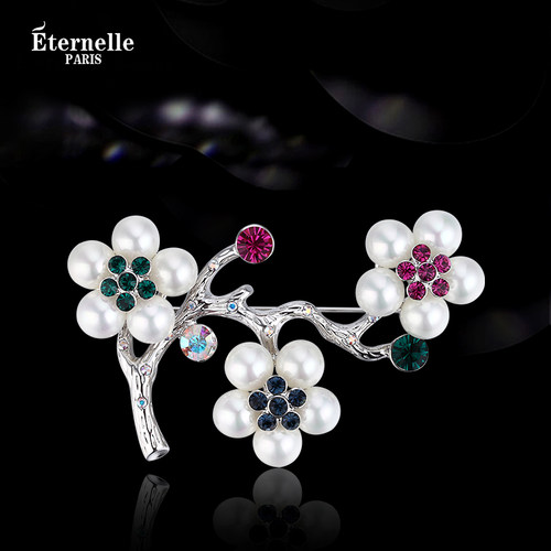 eternelle波西米亚风镶嵌胸花