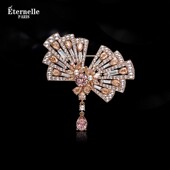 Eternelle法国永恒欧美复古胸针女高档气质领针配饰别针胸花礼物