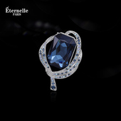 Eternelle法国永恒四季 华章胸针高档精致领针配饰奥地利水晶胸花