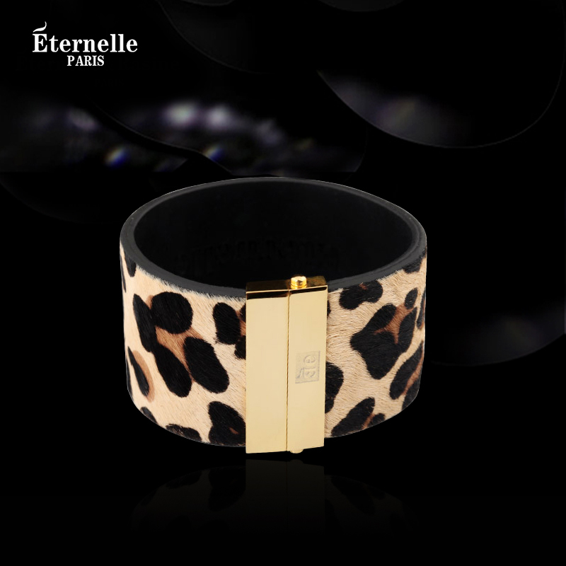 eternelle杂志款欧美风豹纹手环