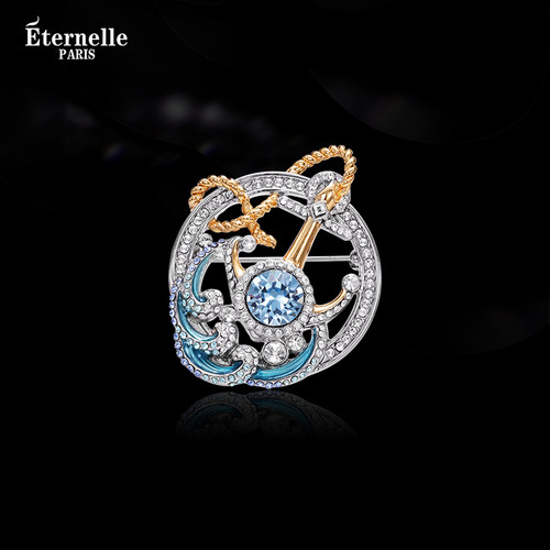 Eternelle海物语系列船锚胸针