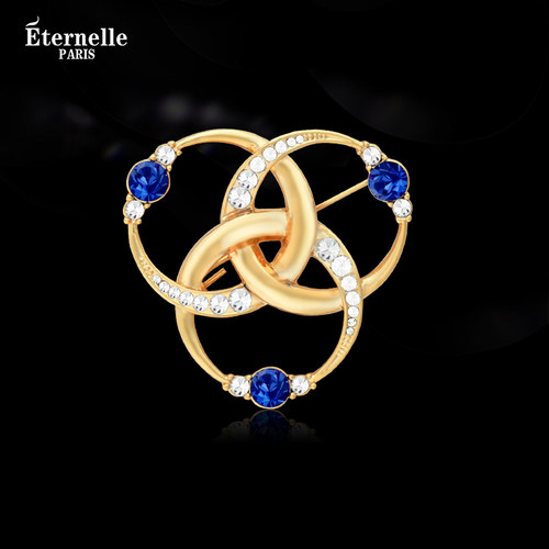 Eternelle原创个性三维几何胸针