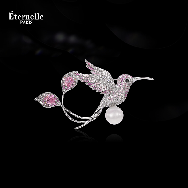 Eterelle梦幻蜂鸟高档胸针