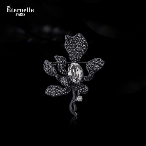 Eternelle欧美复古高档水晶胸针