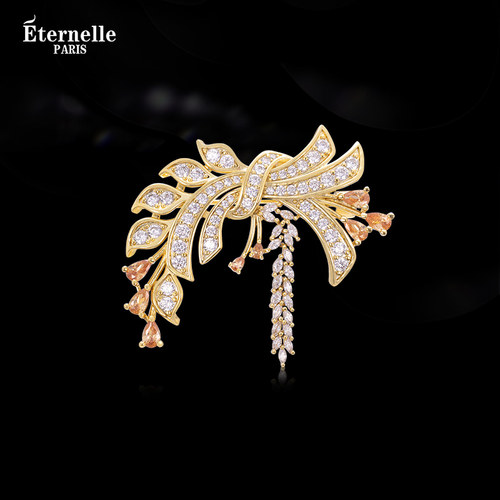 Eternelle高档麦穗胸针