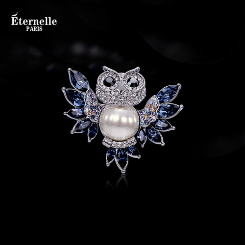 Eternelle月夜精灵水晶胸针